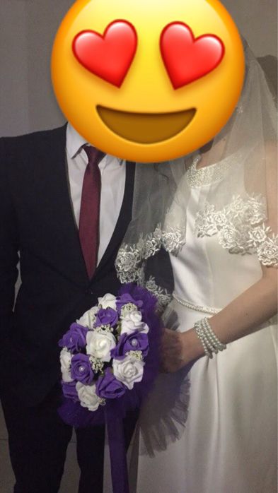 Свадебное плтаье