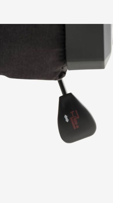 Геймърски стол ABILDAA антрацитно сив текстил