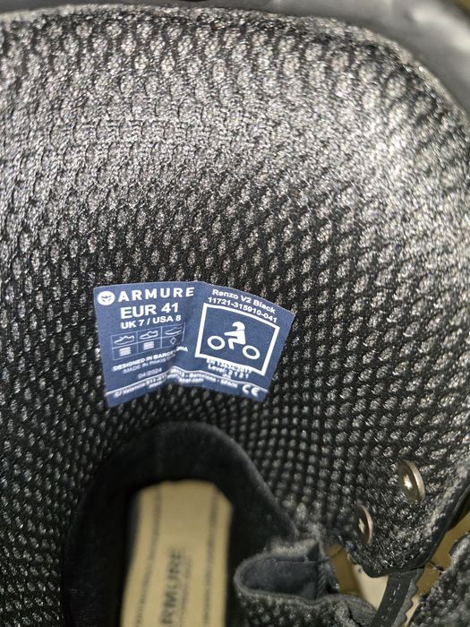Ghete Moto armure renzo V2 black