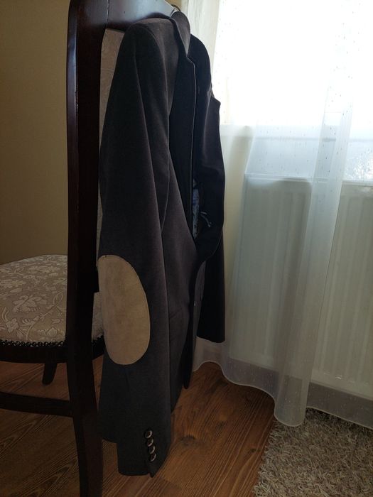 Sacou de toamna maro bumbac catifelat