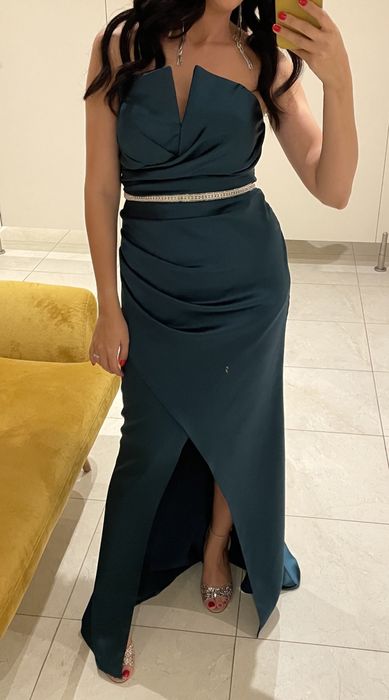 Rochie verde de seara
