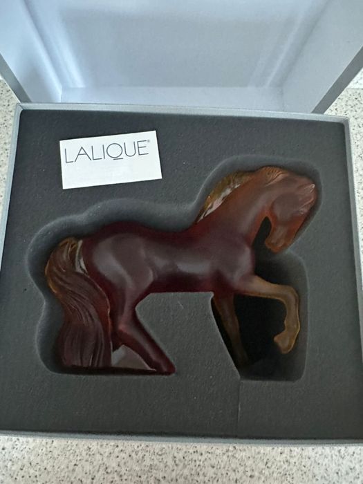 Lalique Horse Amber