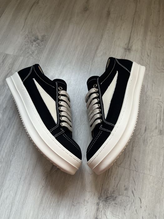 Rick Owens Vans black canvas 40
