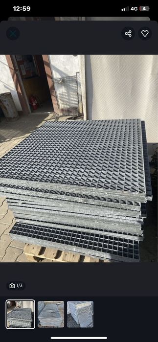 Gretare zincate 118x119