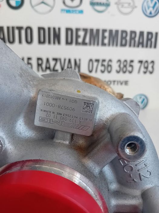 Turbo Turbina Mercedes Glc C/E Class Cla Gla 43/45AMG 2.0 Benzina Motor 139580 Cod A1390901102