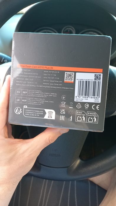 Camera auto DVR 70mai M310Plus, Sigilată