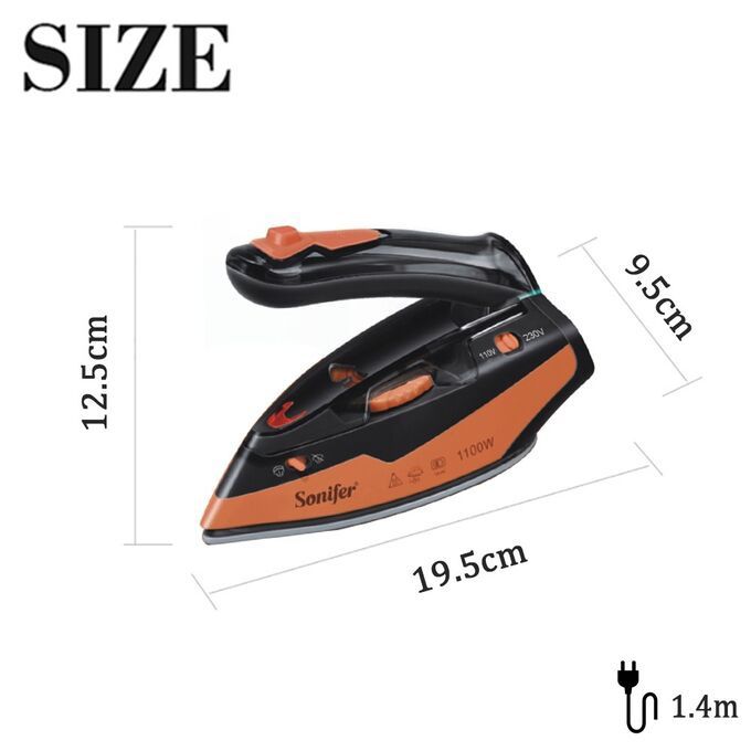 Доставка бесплатная Электрический мини утюг Sonifer SF-9054