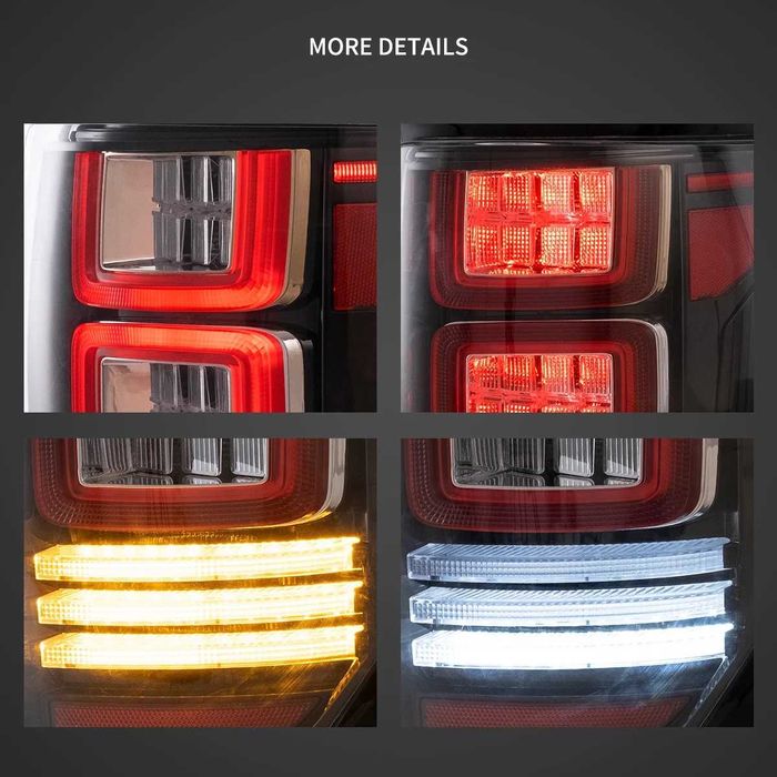 Комплект LED стопове с жълти мигачи за Ford F150 09 - 14
