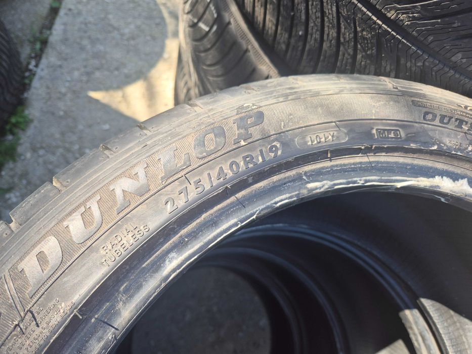 4 Anvelope de VARA - 245/45/19 - 275/40/19 - DUNLOP * OEM BMW RUN-FLAT Stare BUNA - DOT 2017 !