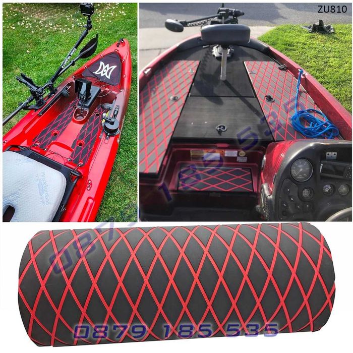 Подложка декинг пяна черна противоплъзаща релефна настилка лодка яхта