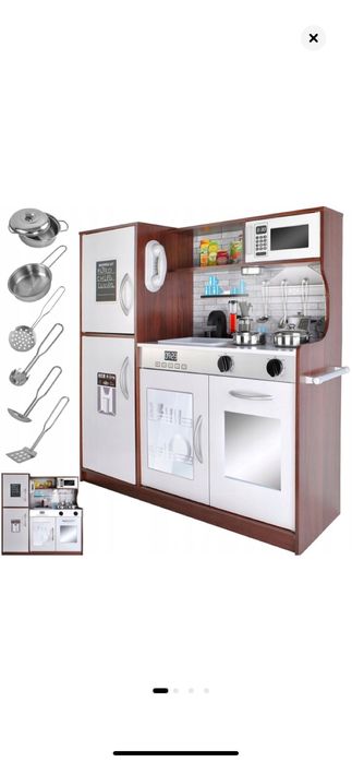 Детска дървена кухня за игра