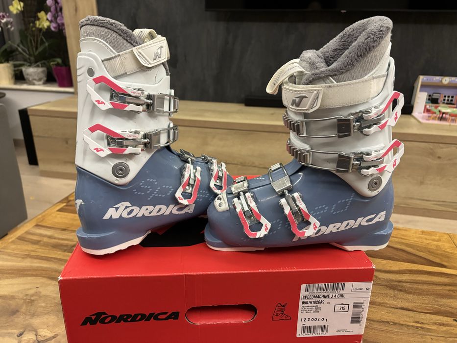 Clapari ski Nordica Azzuro/Bianco 215 mm