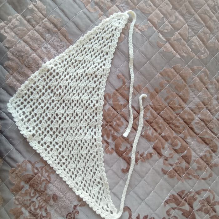 Косынка вязанная