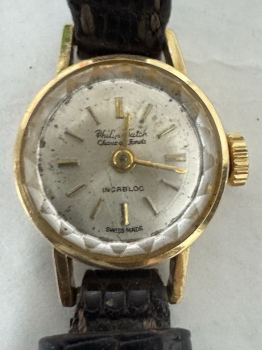 Ceas Philip Watch Chaux-de-Fonds, aur 18K, vintage, funcțional