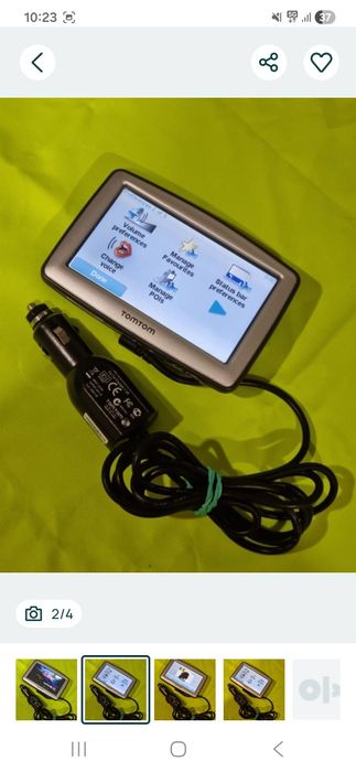 GPS Tomtom cu adaptor auto
