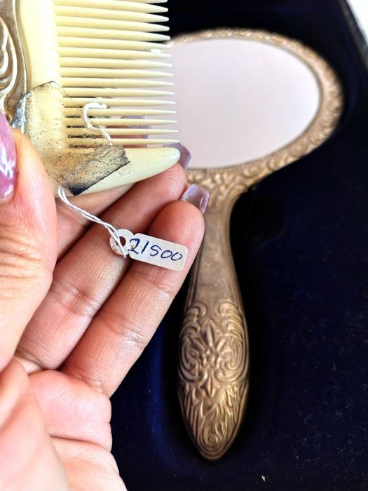 Луксозен Дамски Посребрен Комплект