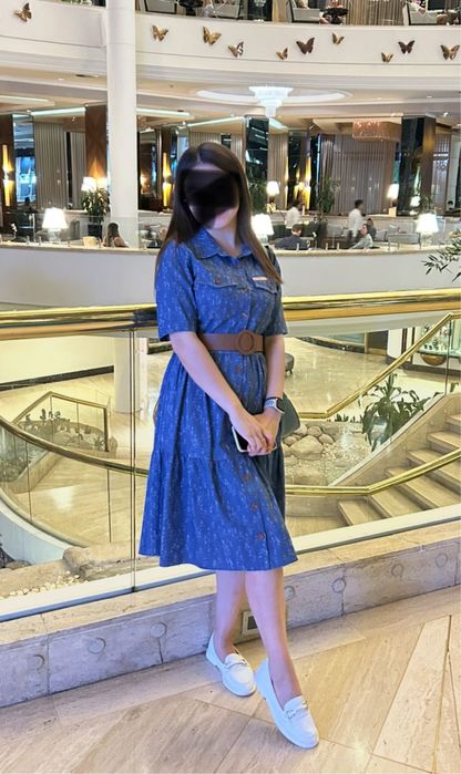 Платье джинсовая, турецкая