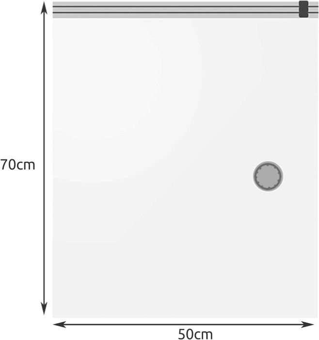 Set 10 saci de vidat haine 50x70 cm cu pompa de aer inclusa