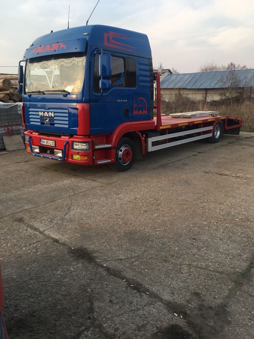 VARIANTE .Trailer ,platforma Man Tgl 12240 12 t.