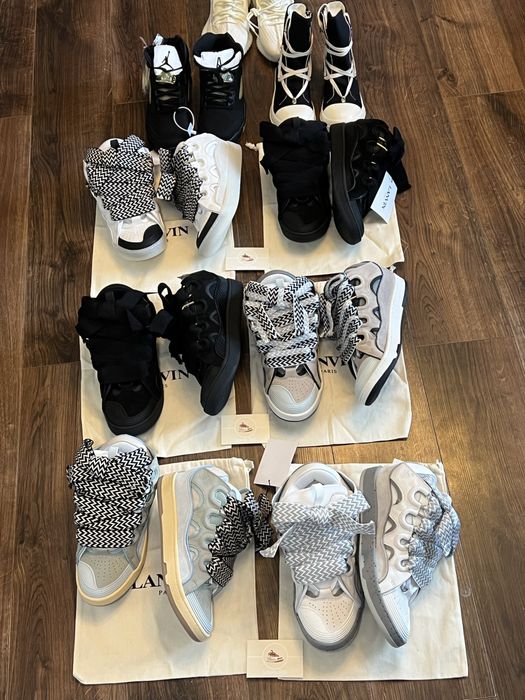 Lanvin Black, White, Green, Gray, Oreo