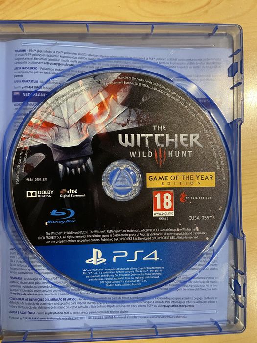 Игра За PS4 The Witcher 3 GOTY Edition
