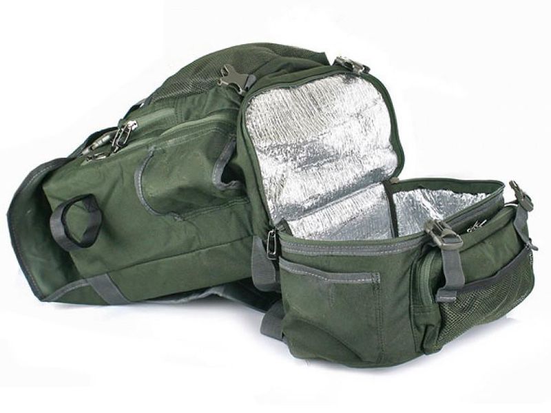 Rucsac pescuit crap Carp Pro 45L compartiment termo, ca nou