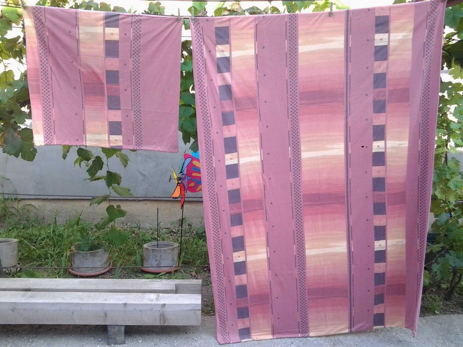 Sunset, Lenjerie pat 1 persoana 130 x 200 bumbac