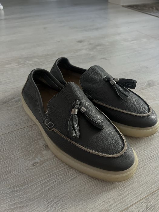 Лоферы кожанные 38р