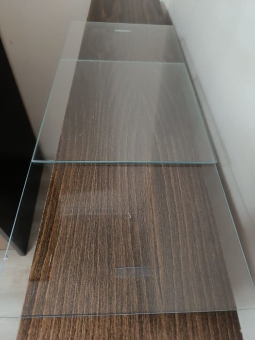 Советские деревянные полки со стеклом