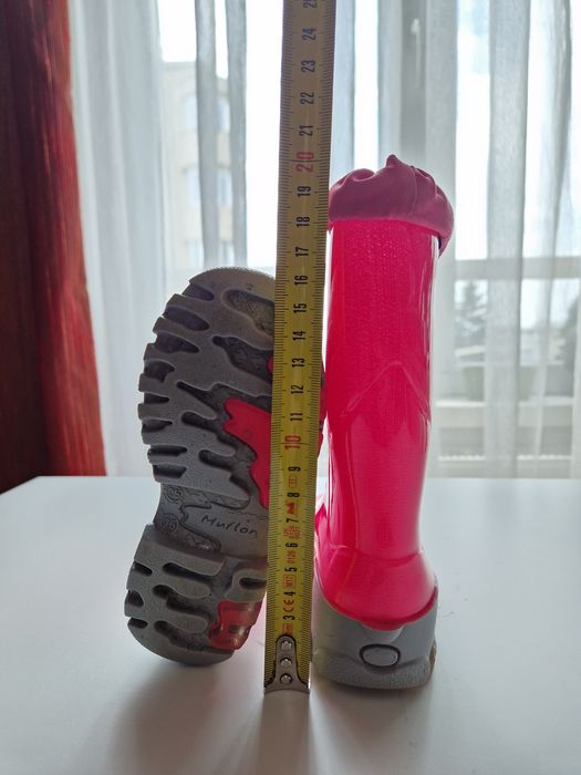 Cizme de ploaie, copii, fete, roz, 25-26, Muflon