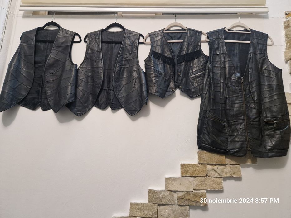 Veste piele naturala,stofa,penea