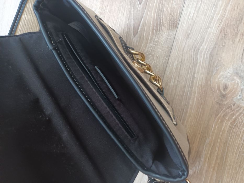 Нова дамска чанта лятна бежова