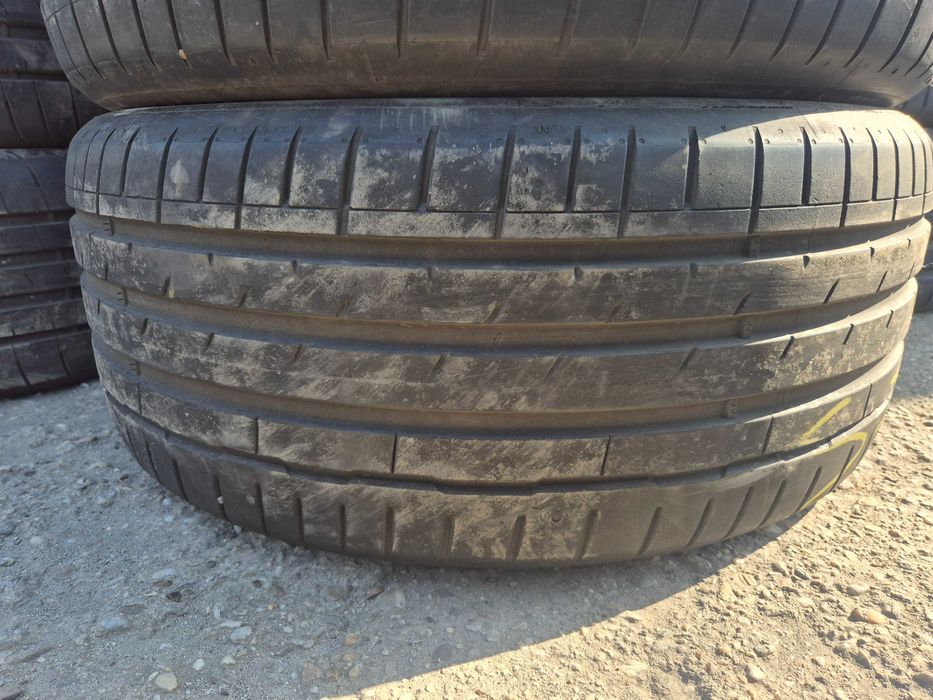 4 Anvelope de VARA - 255/45/19 - HANKOOK - OEM Tesla EV - Stare Foarte BUNA - DOT 2022 !