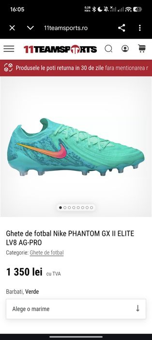 Ghete de fotbal Nike Phantome gx2 elite