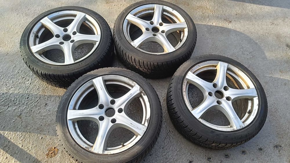 Jante Ronal R42 5x120 17 inch BMW Seria 3 + Cauciucuri/Anvelope Iarna