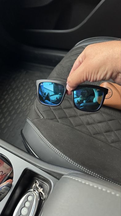 Очки Ray ban синие зеркальные