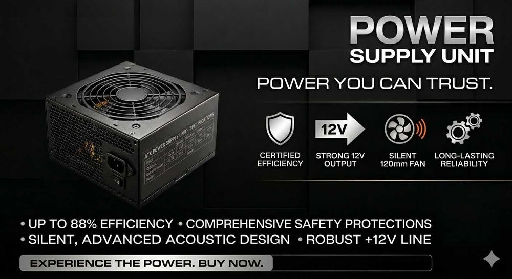 Блок питания VTE 500 (80 Plus Bronze)