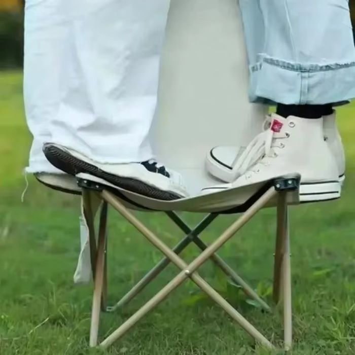 Складной стул для пикника  Практичный и компактный стул  черний цвет