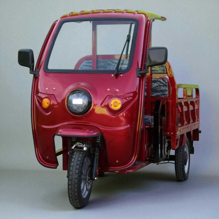 Електрическа карго триколка MAX MOTORS с покрив 2500W/ 60V/ 45Ah RED