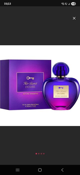 Parfum Antonio Banderas - her secret desire, dama, 80 ml