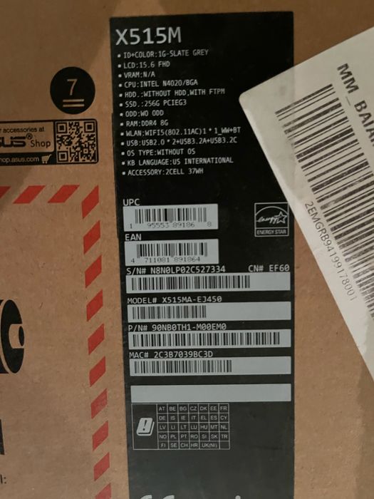 Laptop nou sigilat - ASUS X515MA