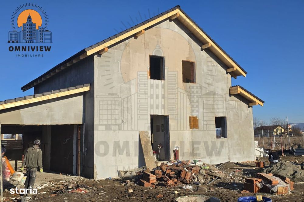 Casă nouă cu garaj, 145 mp utili, teren 500 mp–TVA inclus