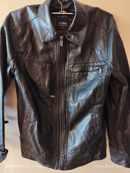 Кожен панталон и кожено яке и пола