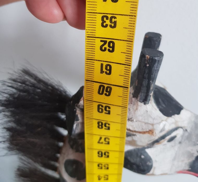 Set 4  girafe din lemn