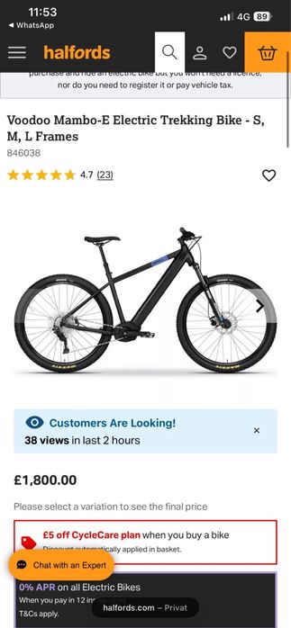 Mtb electric Voodoo Mambo-E Electric