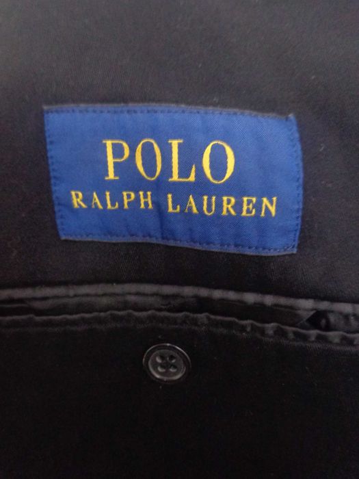 Sacou negru Polo Ralph Lauren bumbac marimea 46