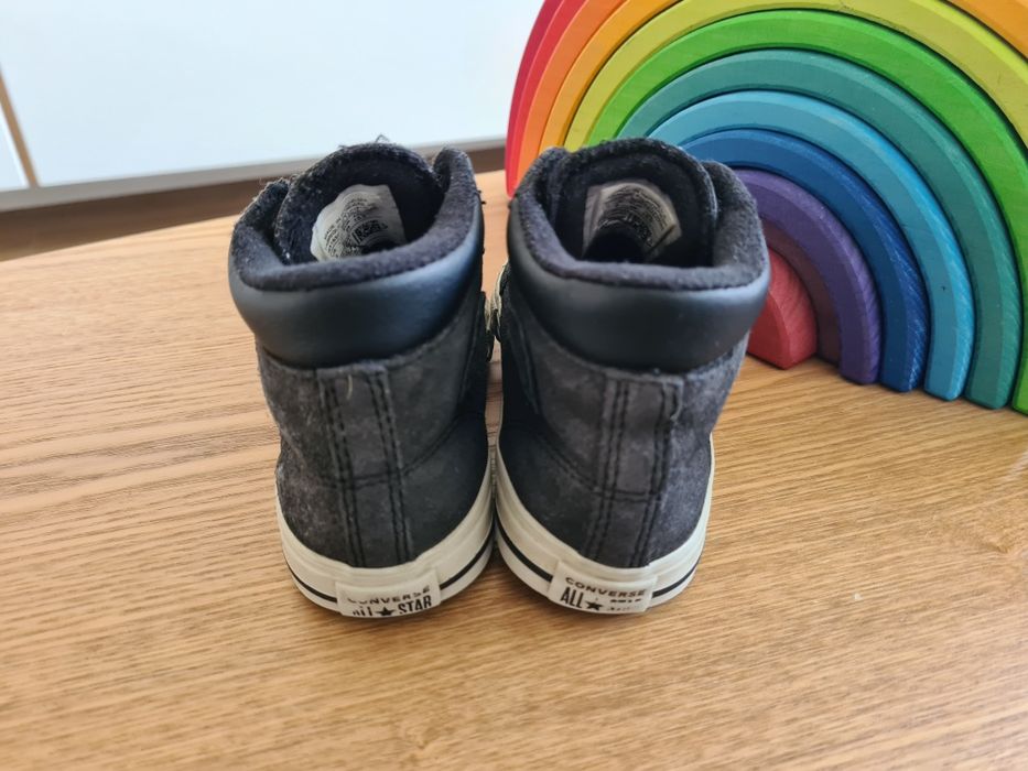 ghete Converse 25 piele intoarsa