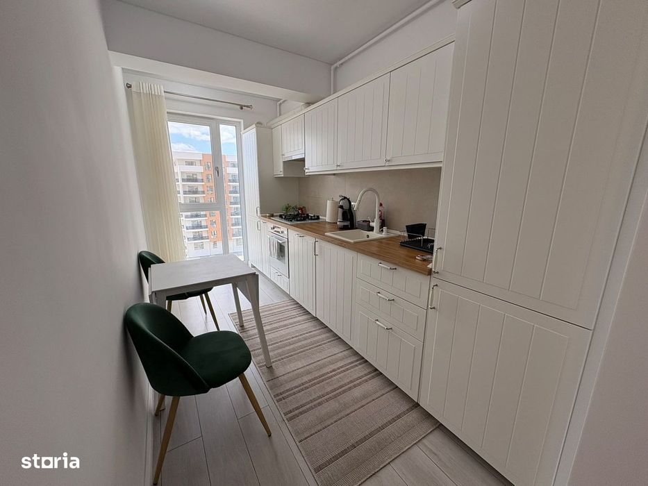 Ap. 3 Camere Complet Mobilat, Metrou 3 Minute, Bloc Nou, Comision 0%