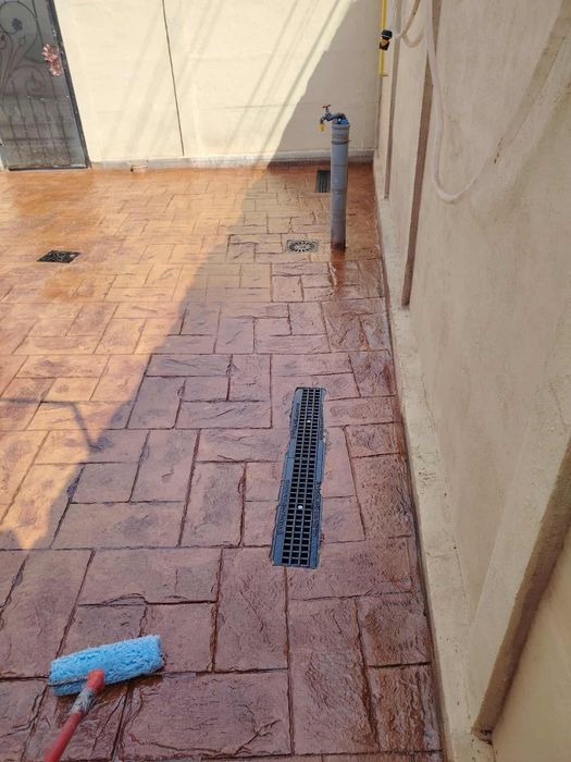 Pavaj din beton amprentat