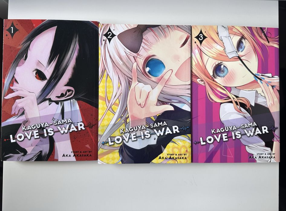 Манги Kaguya-sama love is war vol.1,2,3